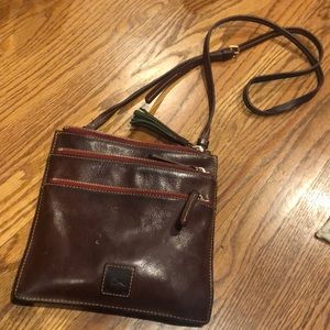 Dooney and Bourke brown crossbody bag